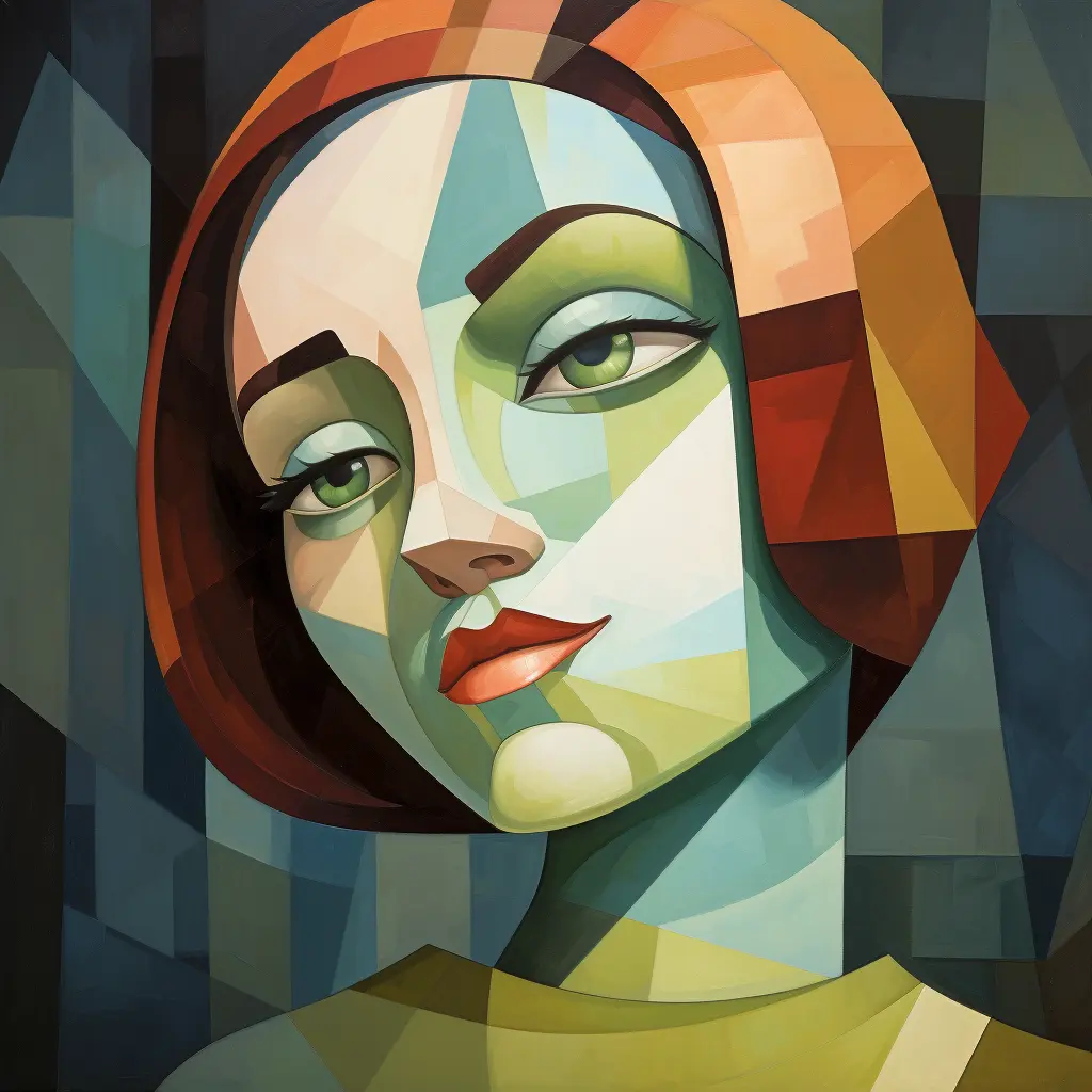 Midjourney Prompt Cubism Portrait styles