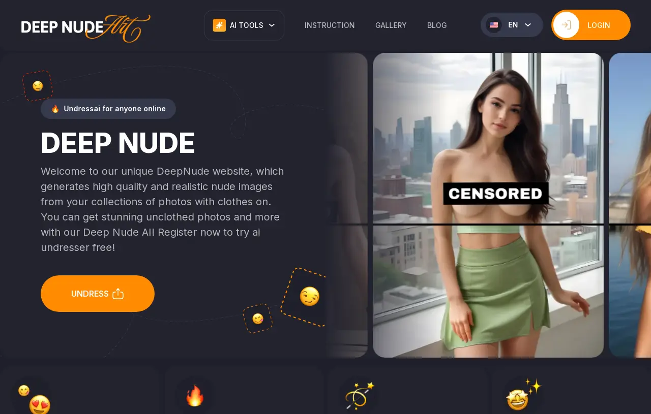 DeepNude generator screenshot
