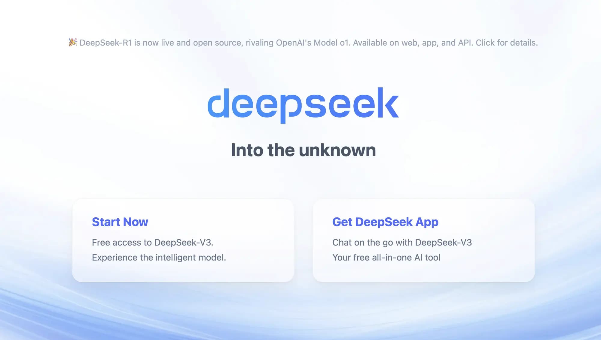 DeepSeek screenshot