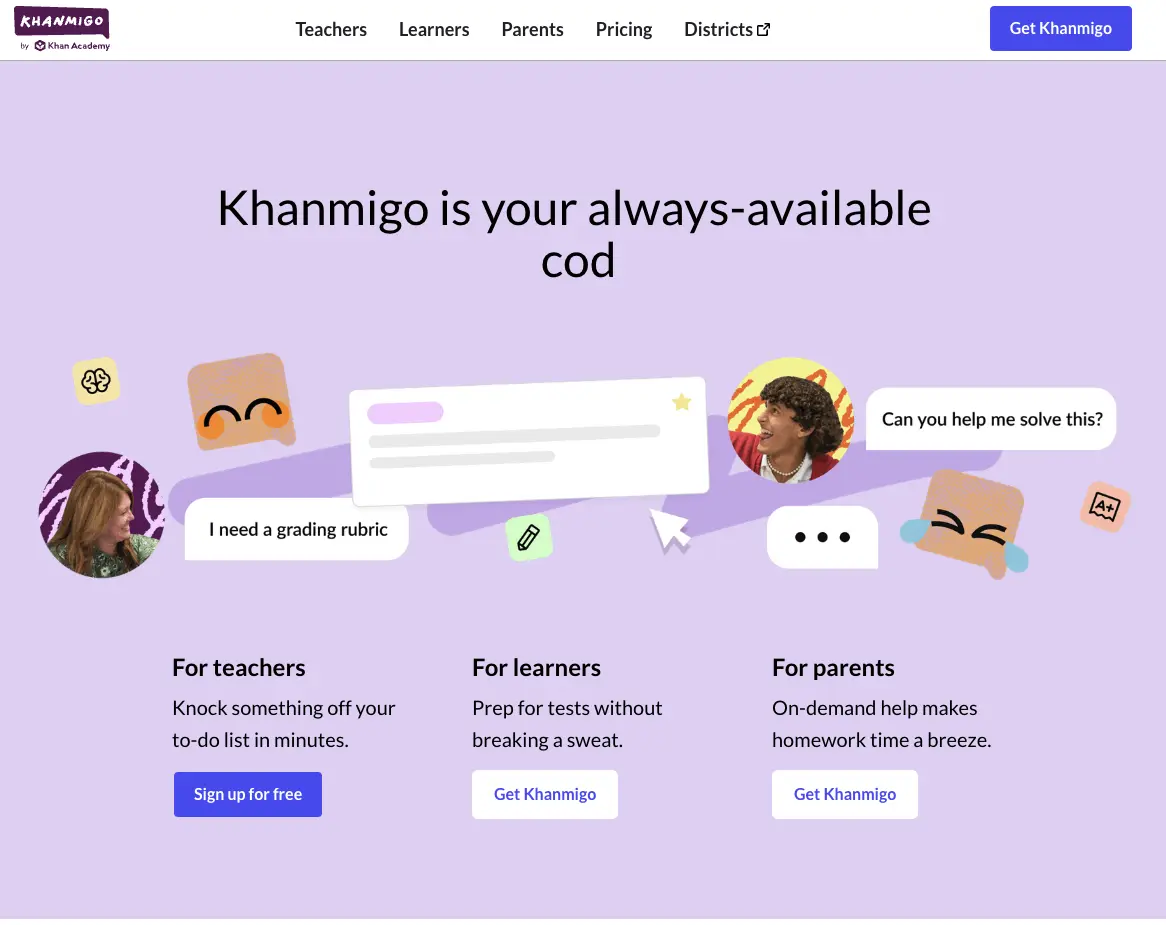 Khanmigo screenshot