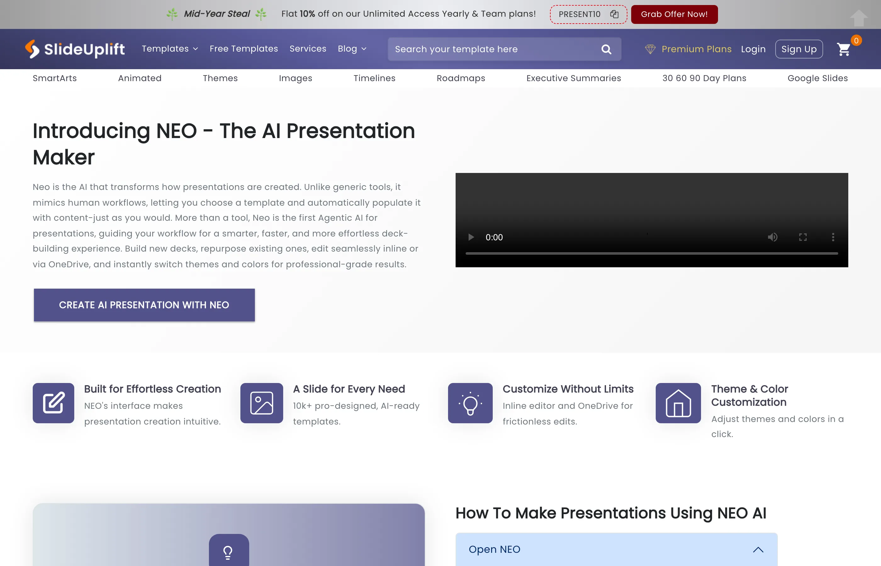 Neo screenshot