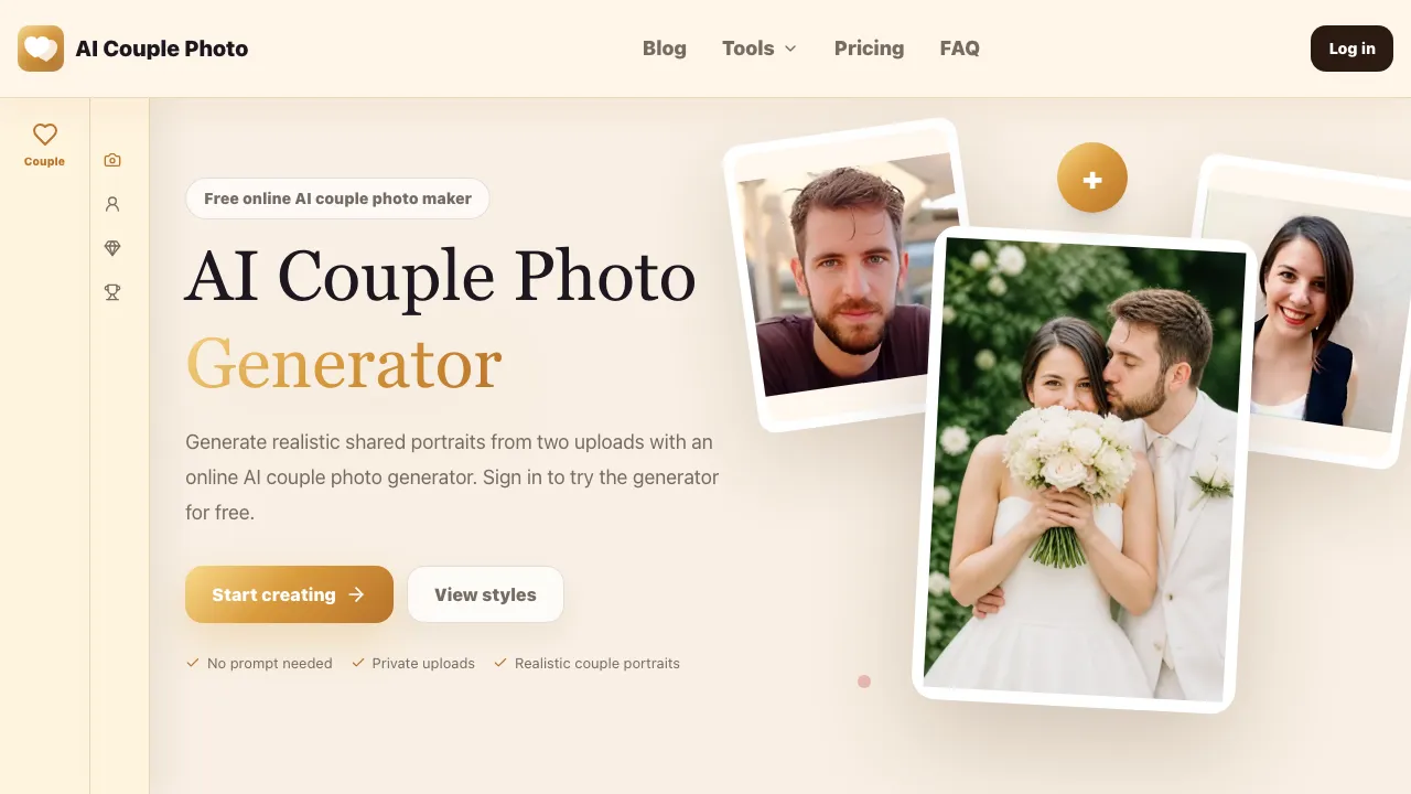 AI Couple Photo screenshot
