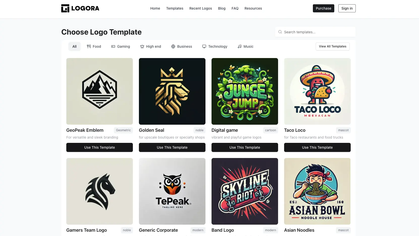 AI Logo Generator screenshot