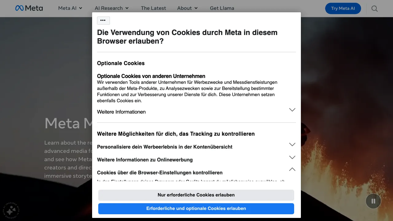 Meta Movie Gen screenshot