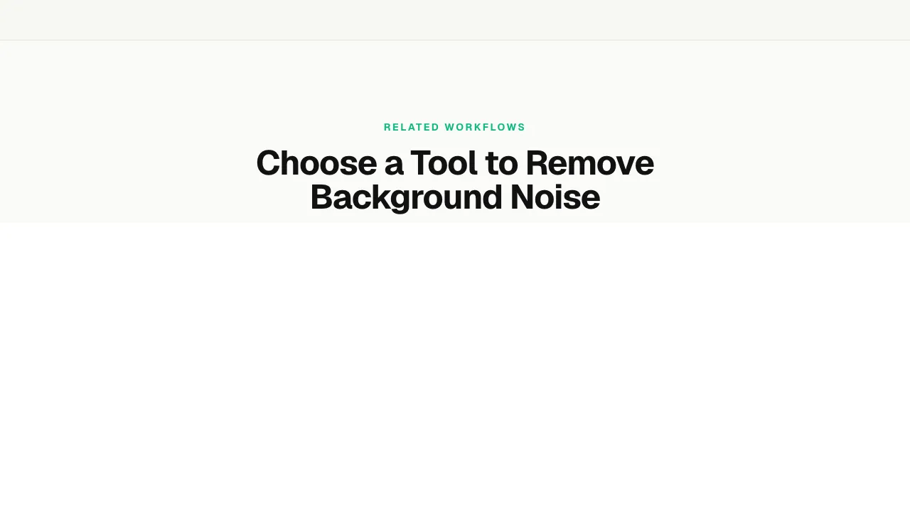 CleanAudio screenshot