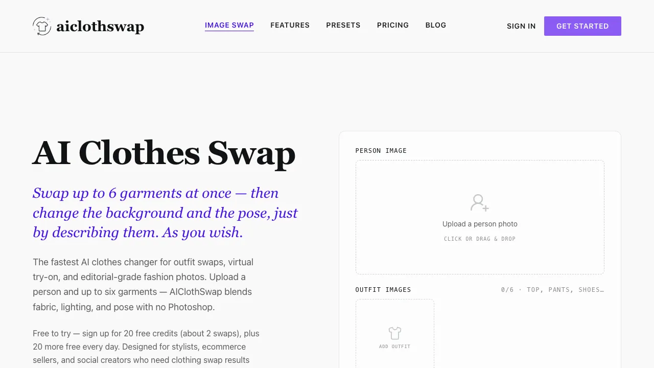 AI Cloth Swap screenshot