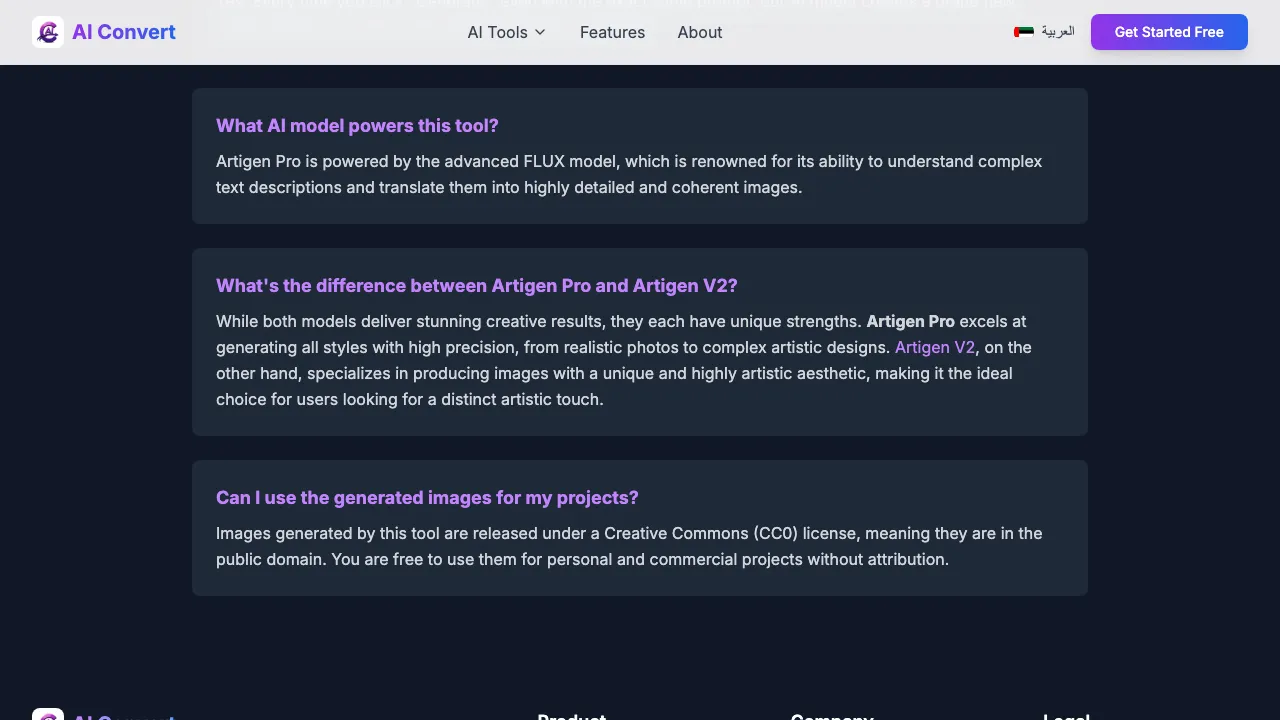 Artigen Pro screenshot