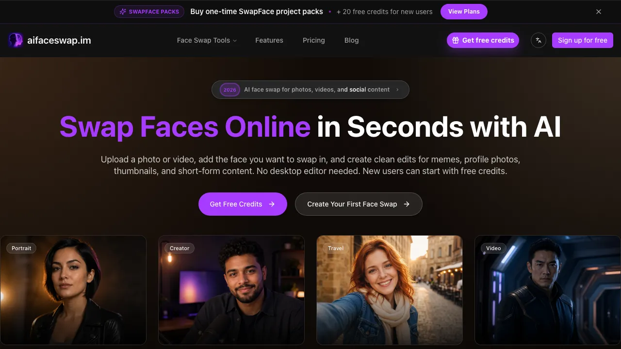 SwapFace screenshot
