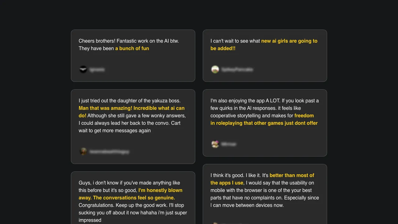 AI Girlfriend WTF screenshot