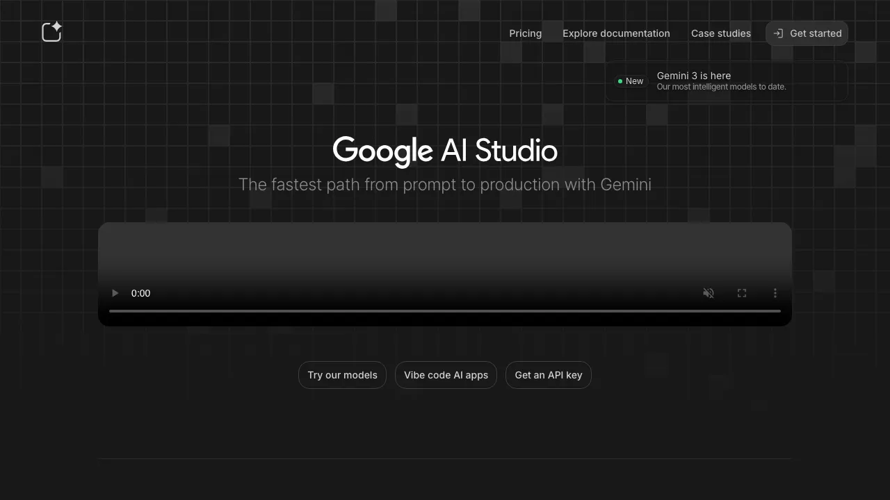 Google AI Studio screenshot