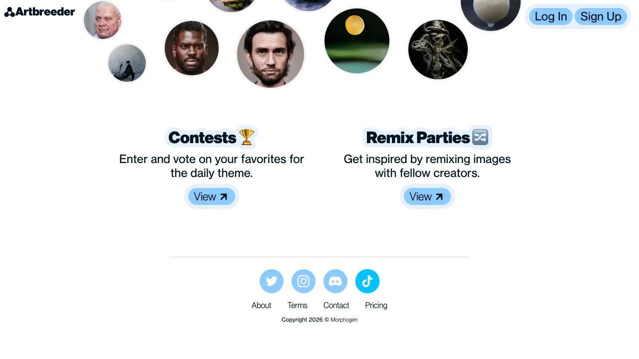 Artbreeder screenshot