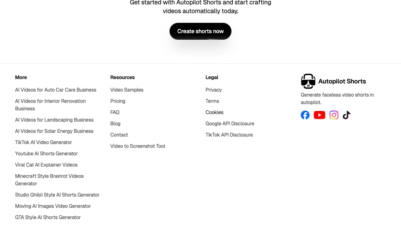 Autopilot Shorts screenshot