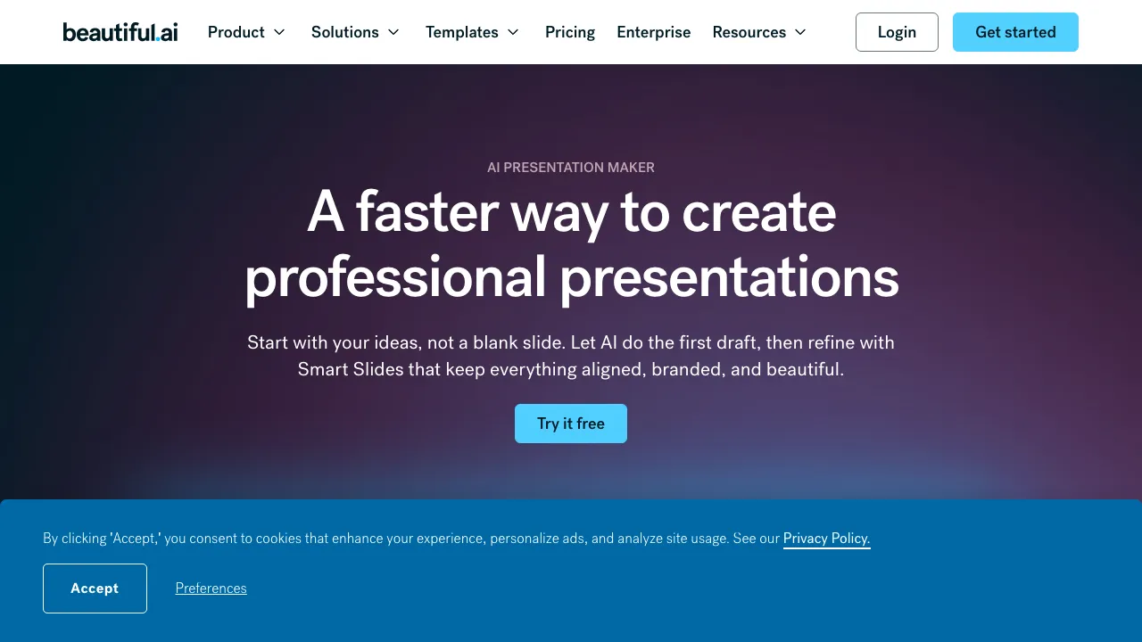 Beautiful.ai screenshot