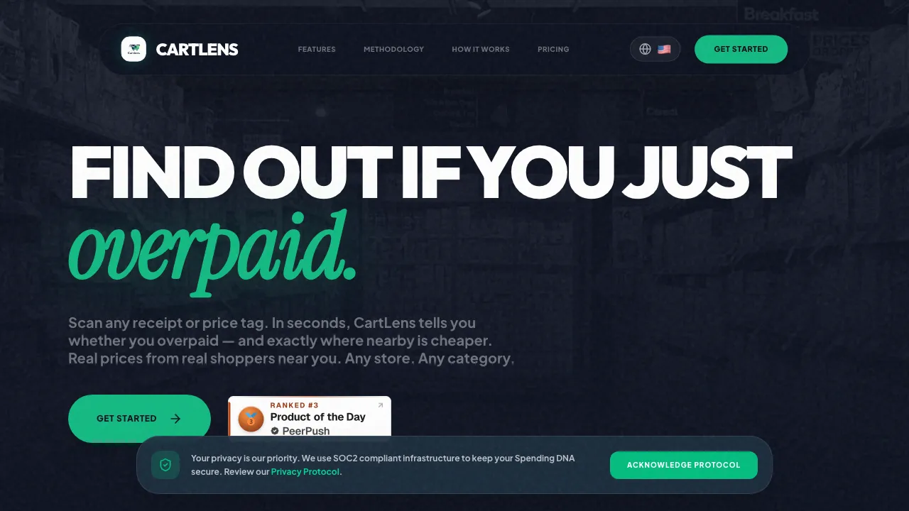 CartLens screenshot