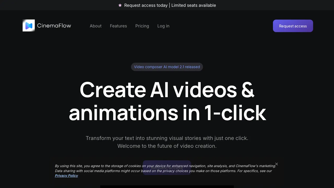 CinemaFlow screenshot