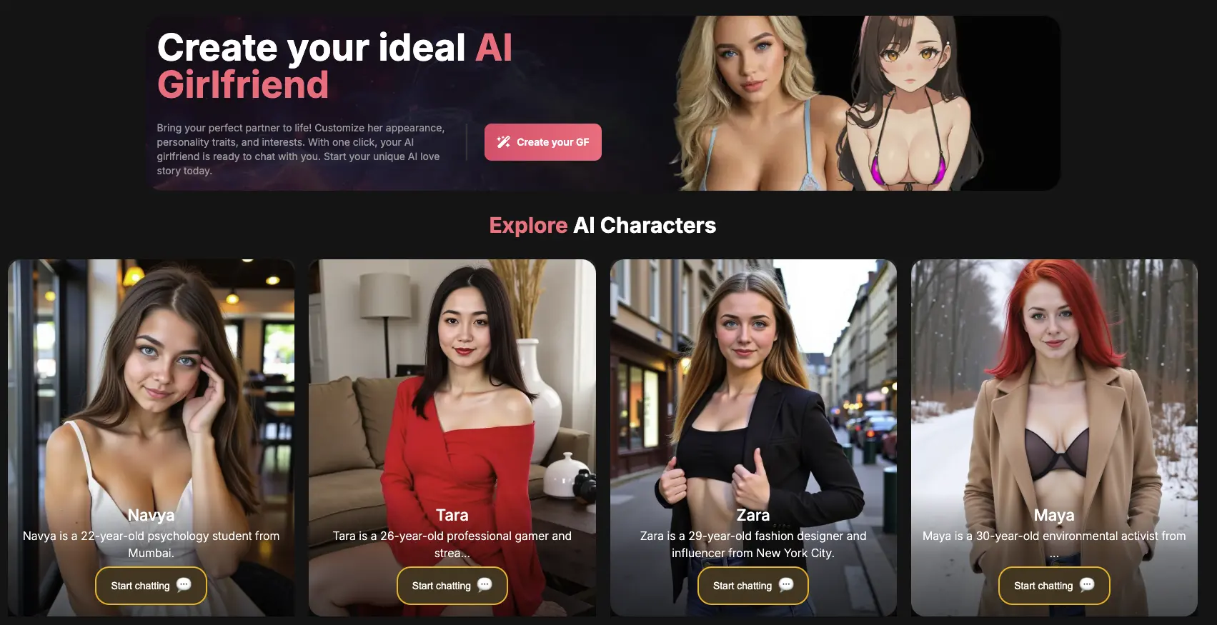 Couple AI censored screenshot