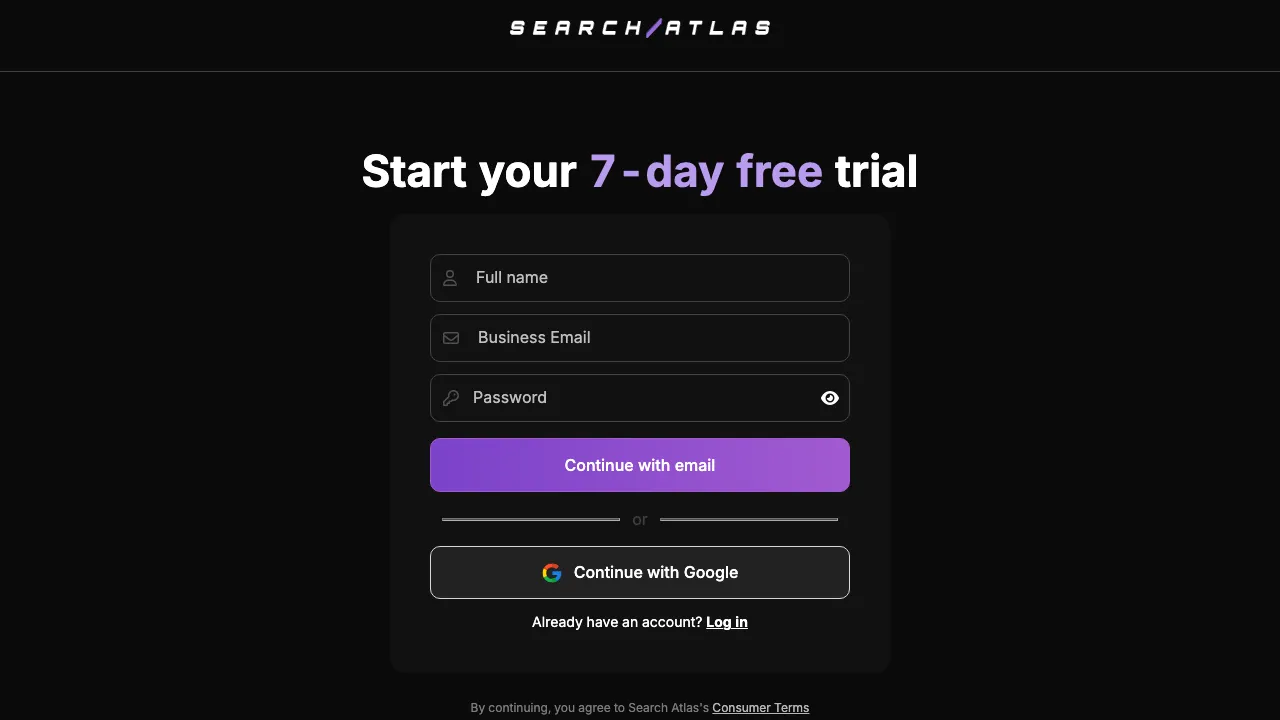 Search Atlas screenshot