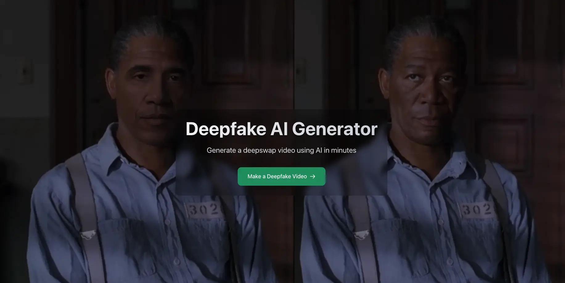 Deepfakes Web screenshot