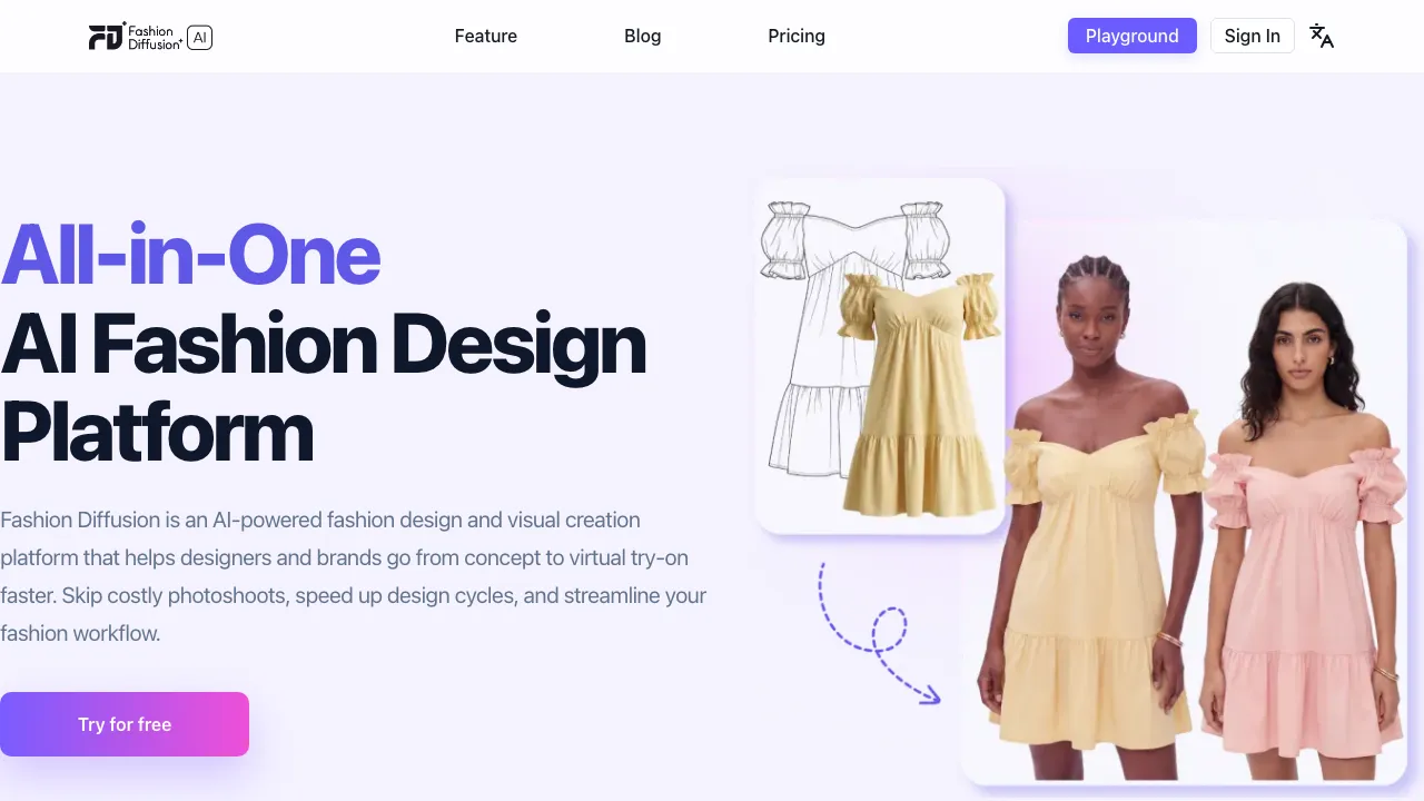 Fashion Diffusion AI screenshot