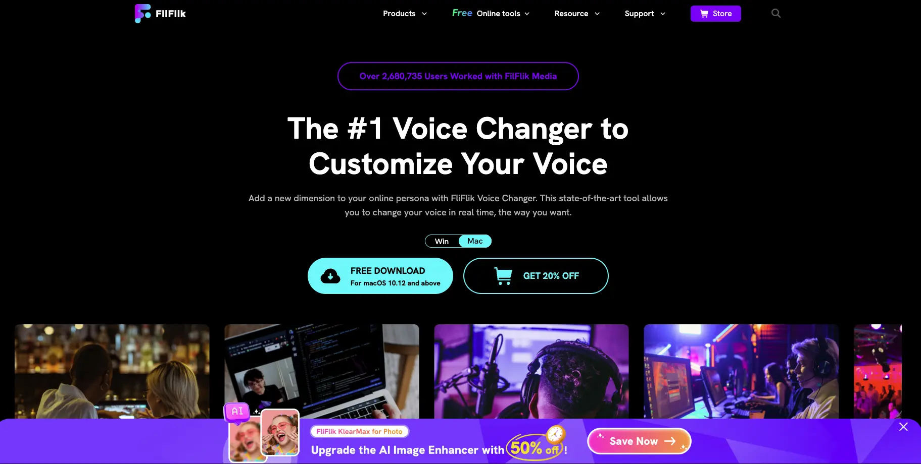 FliFlik Voice Changer screenshot