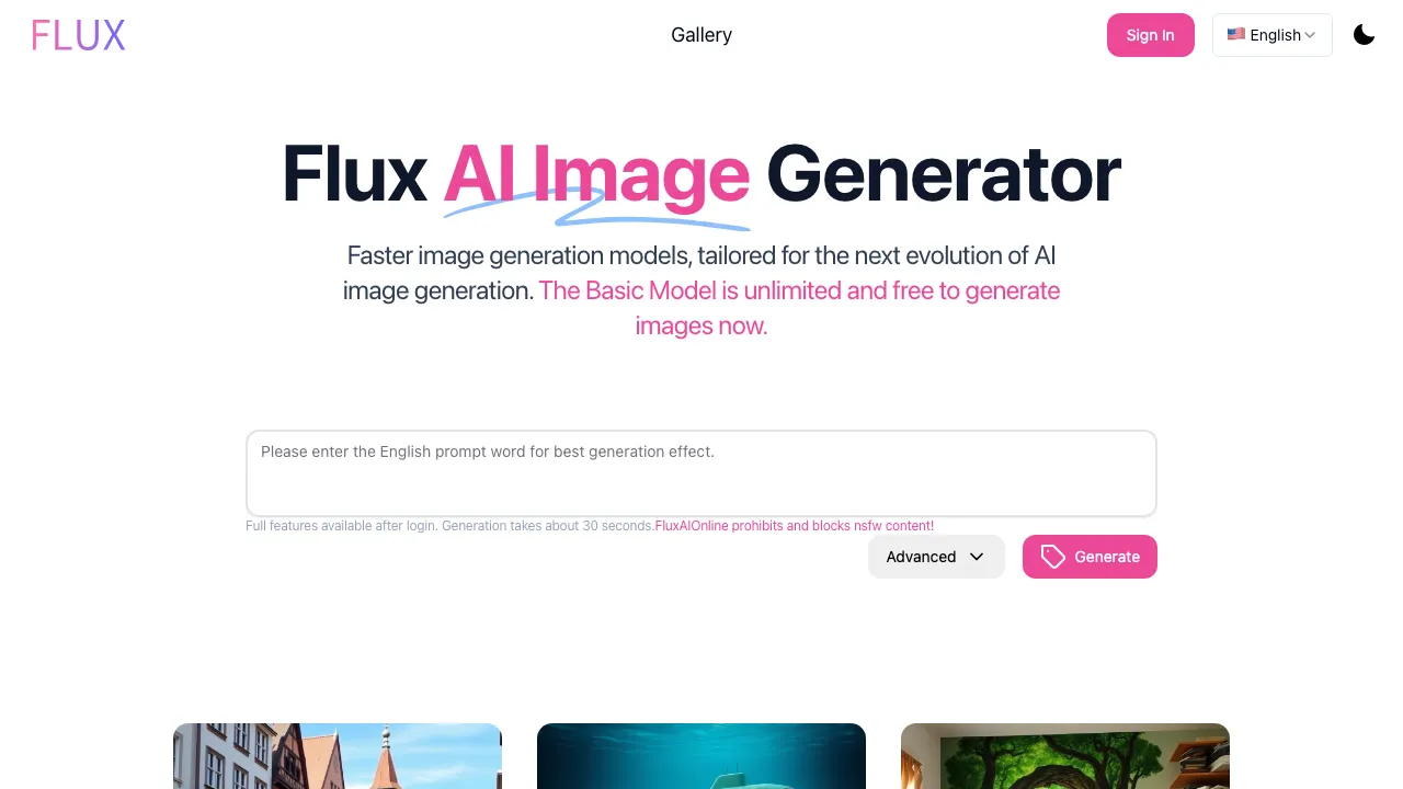 Flux AI screenshot