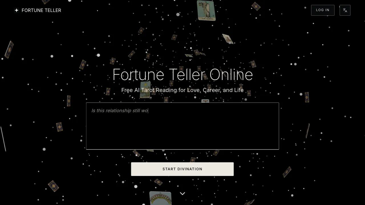 Fortune Teller Online screenshot