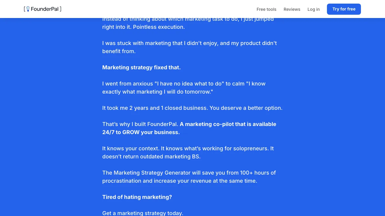 FounderPal screenshot