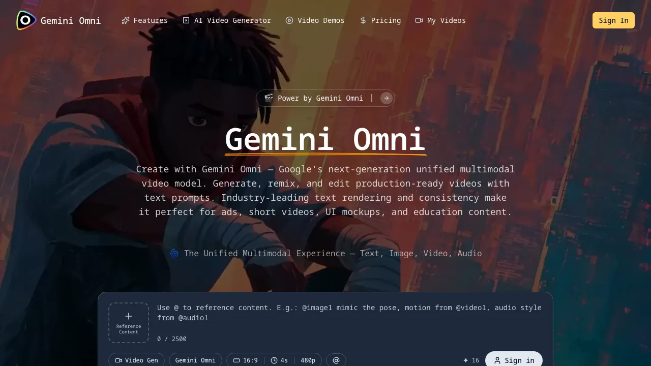Gemini Omni screenshot