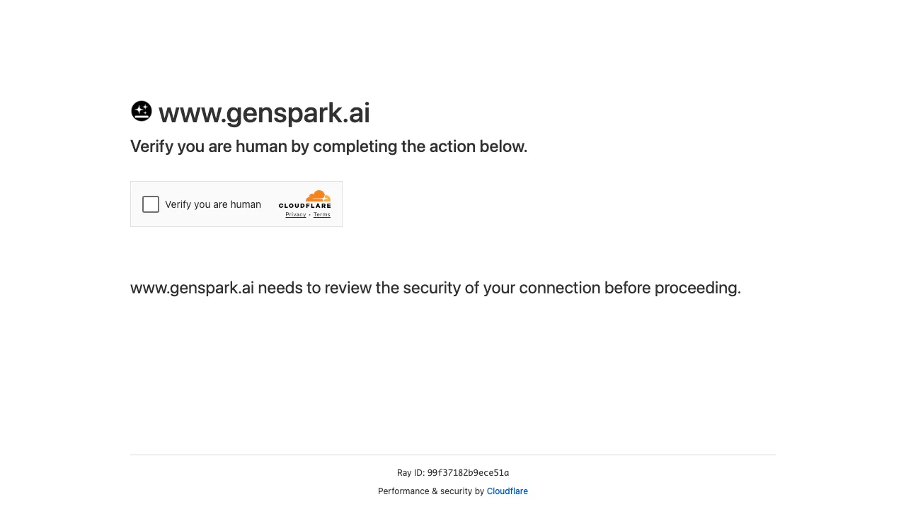 Genspark screenshot