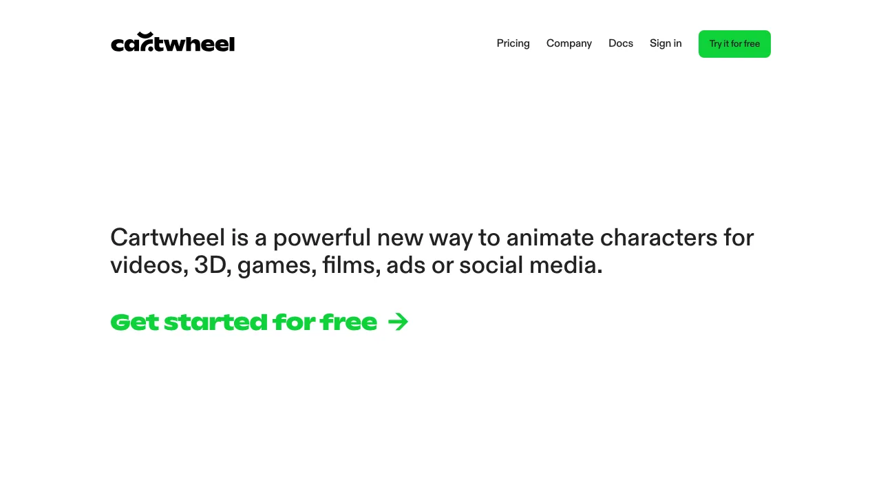 Cartwheel screenshot