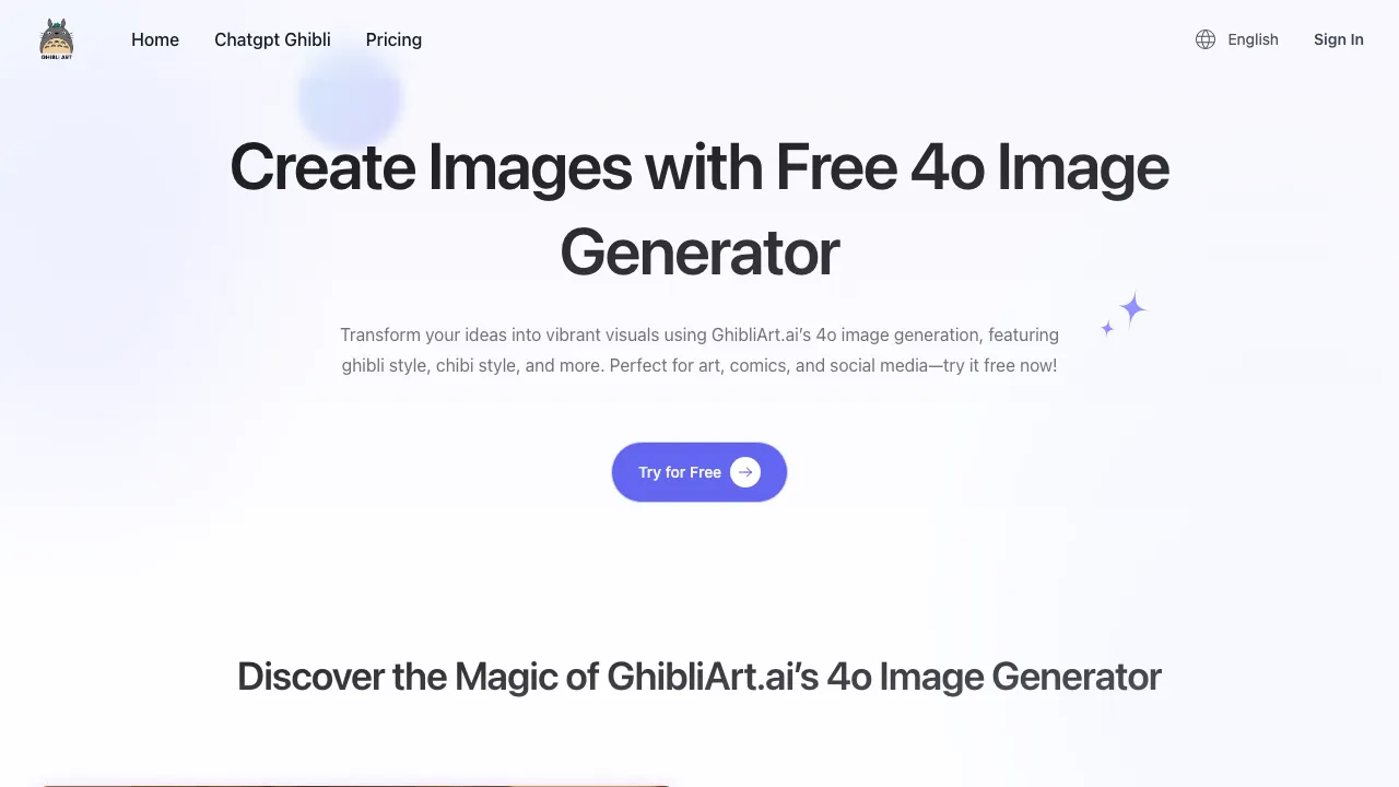 GhibliArt screenshot