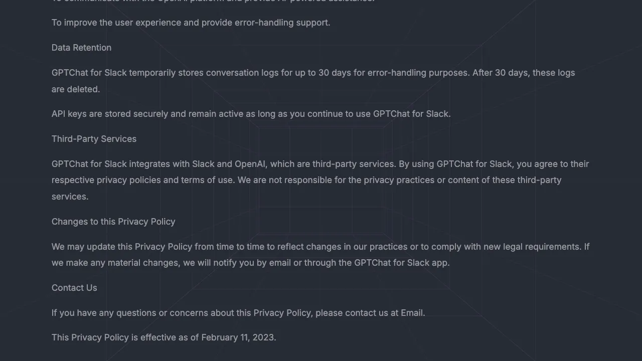 GPTChat for Slack screenshot