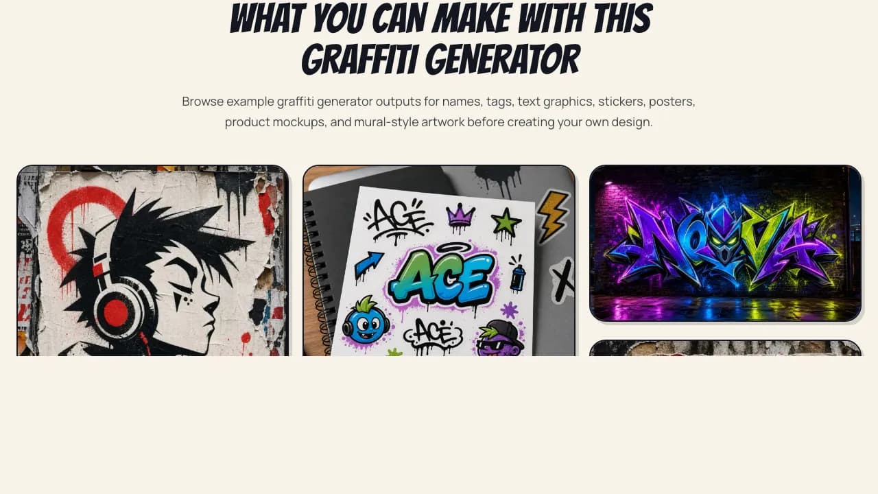 Graffiti Generator screenshot