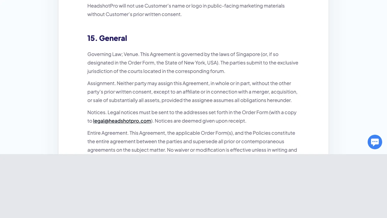 HeadshotPro screenshot