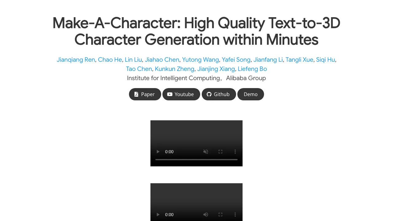 Make-A-Character screenshot