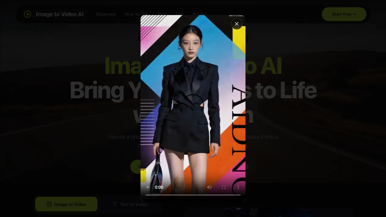 Image to Video AI screenshot