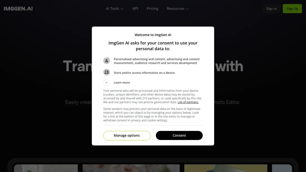 ImgGen AI screenshot