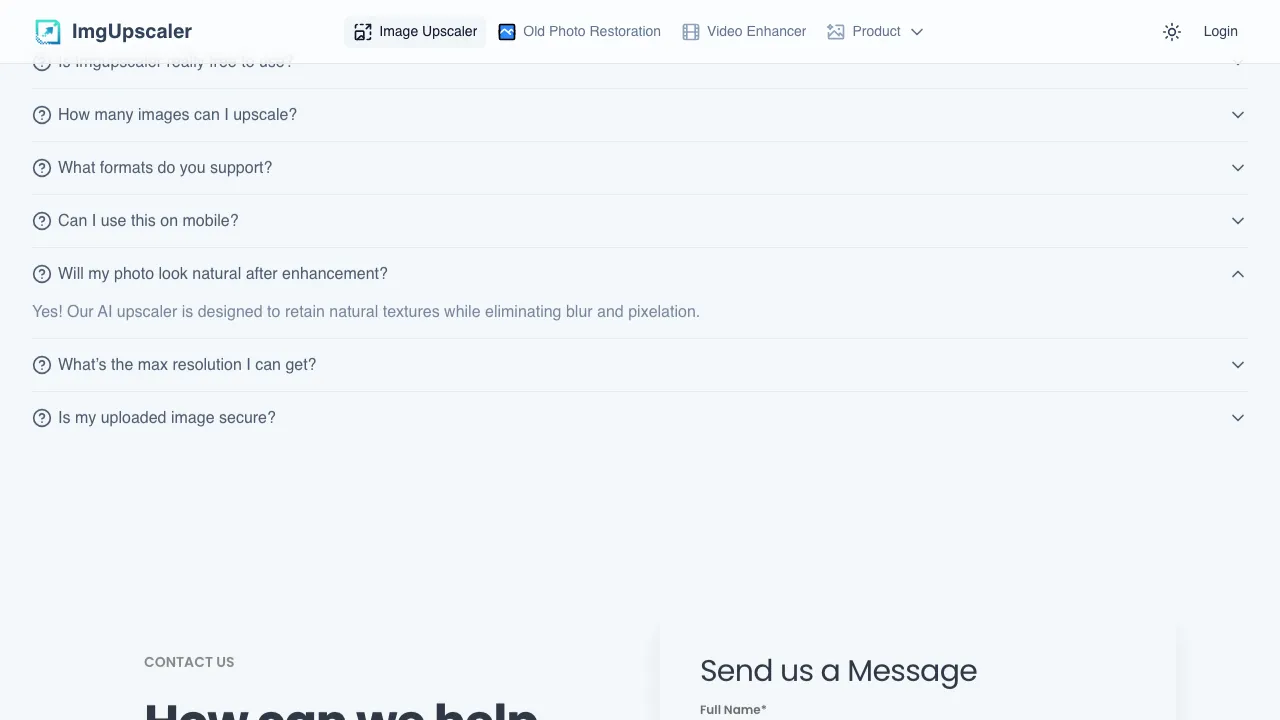 ImgUpscaler screenshot