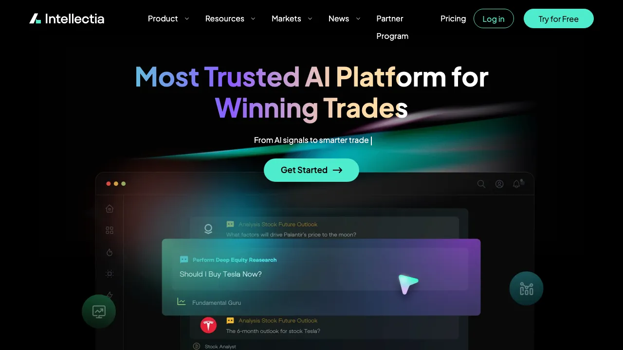 Intellectia screenshot