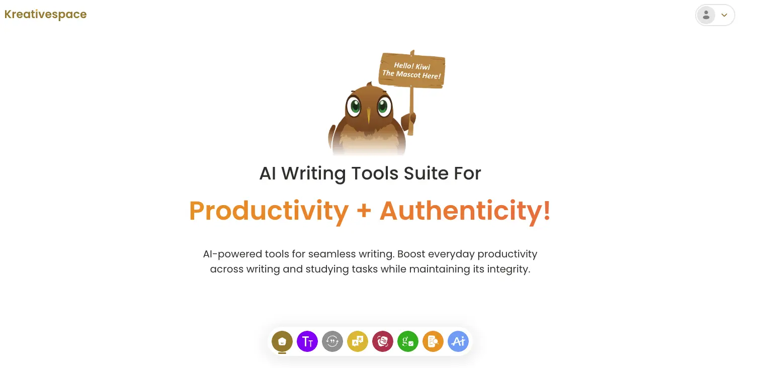 Kreativespace™ screenshot