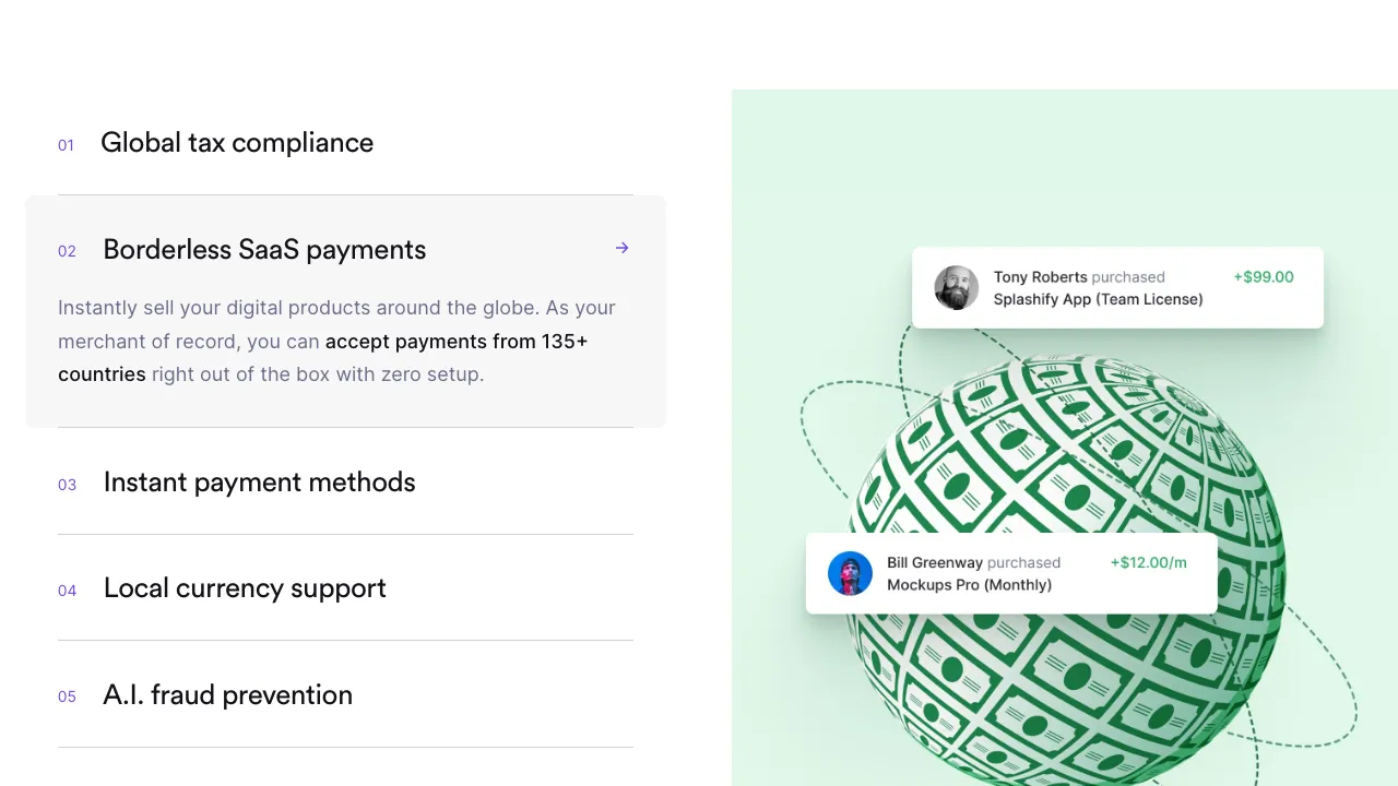 Lemon Squeezy screenshot