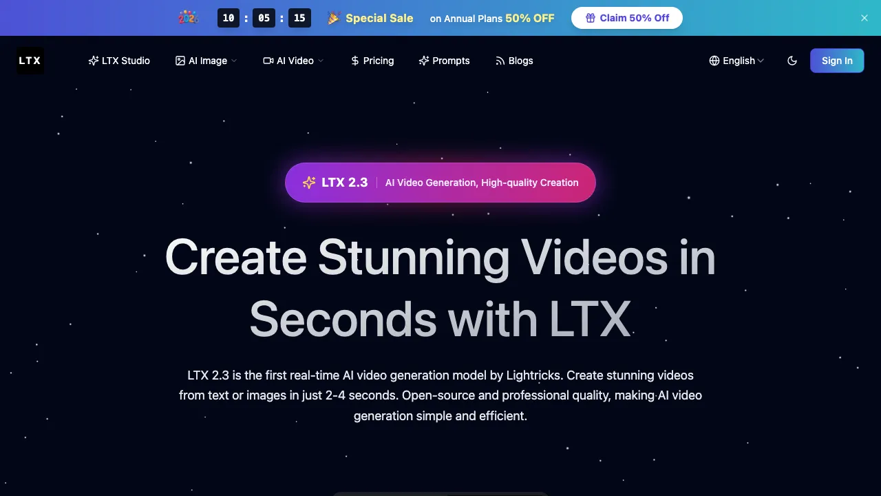 LTX Studio screenshot