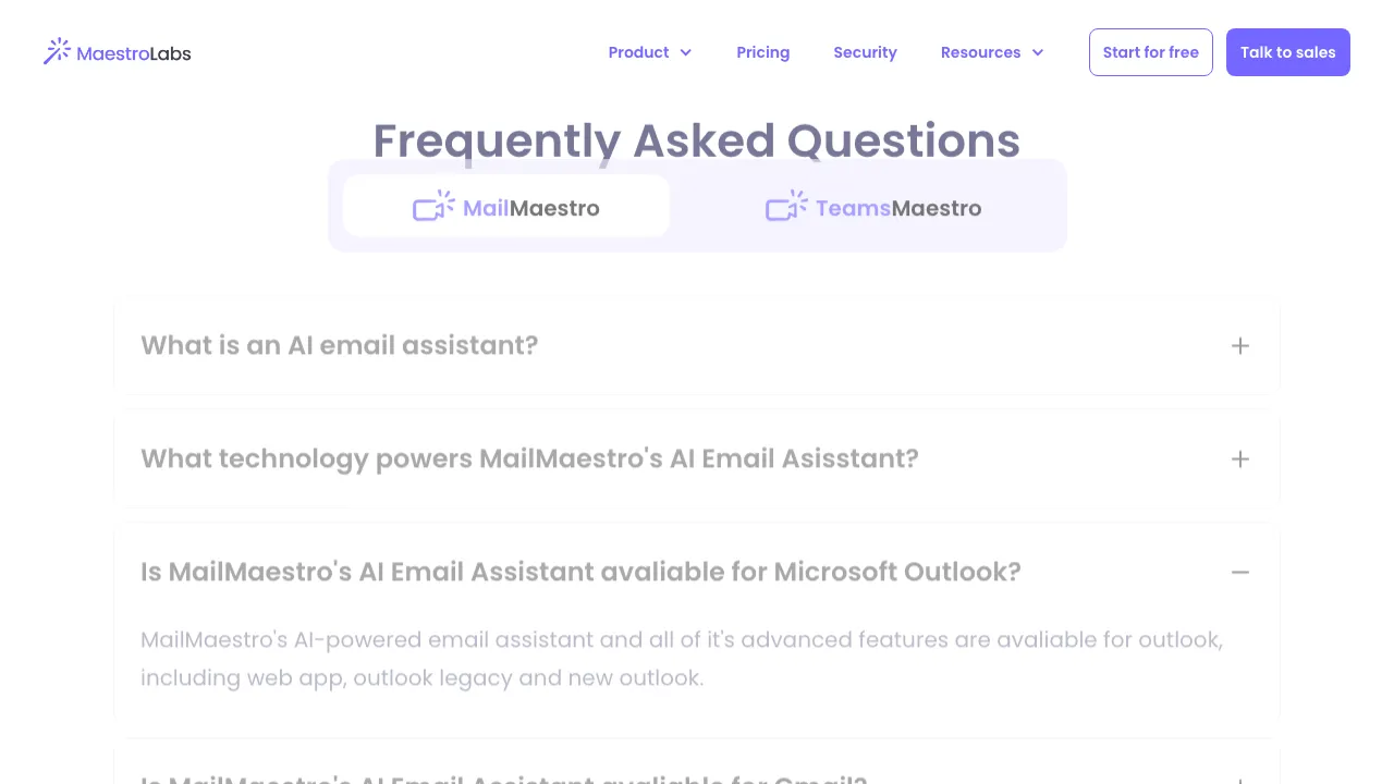 MailMaestro screenshot