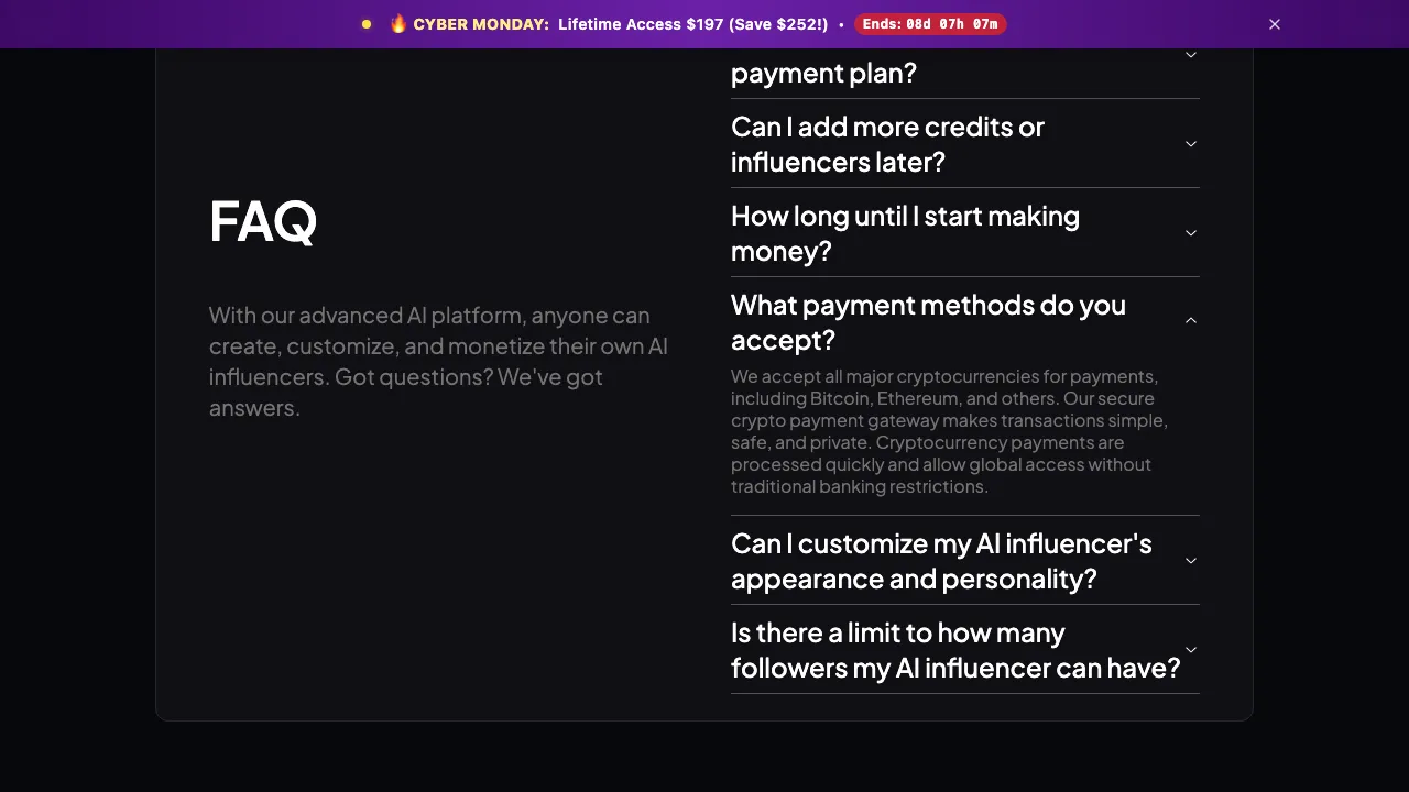 MakeInfluencer screenshot