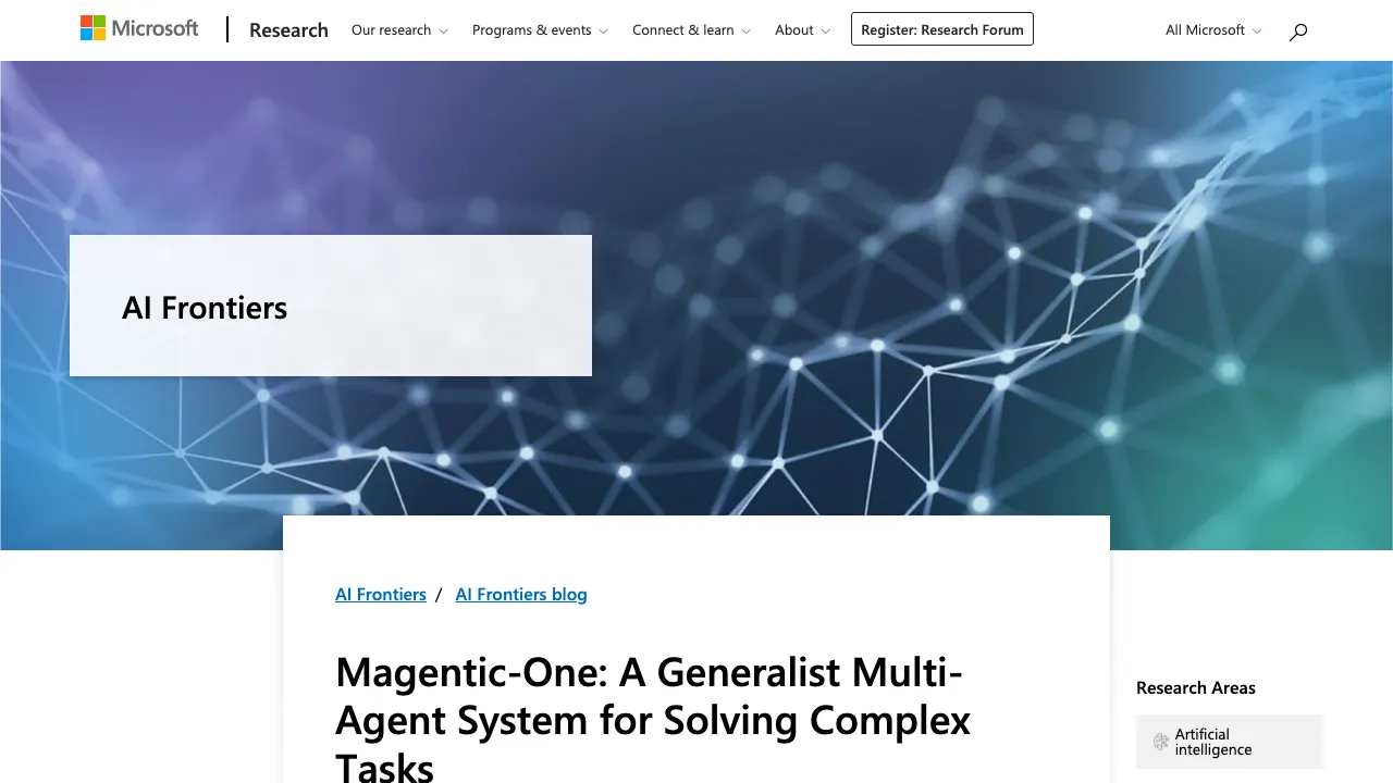 Magentic-One screenshot