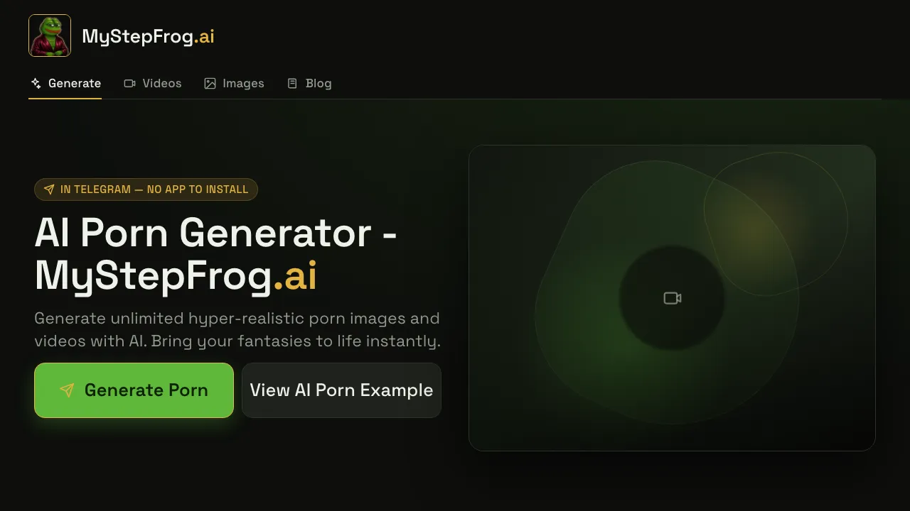 MyStepFrog.ai screenshot