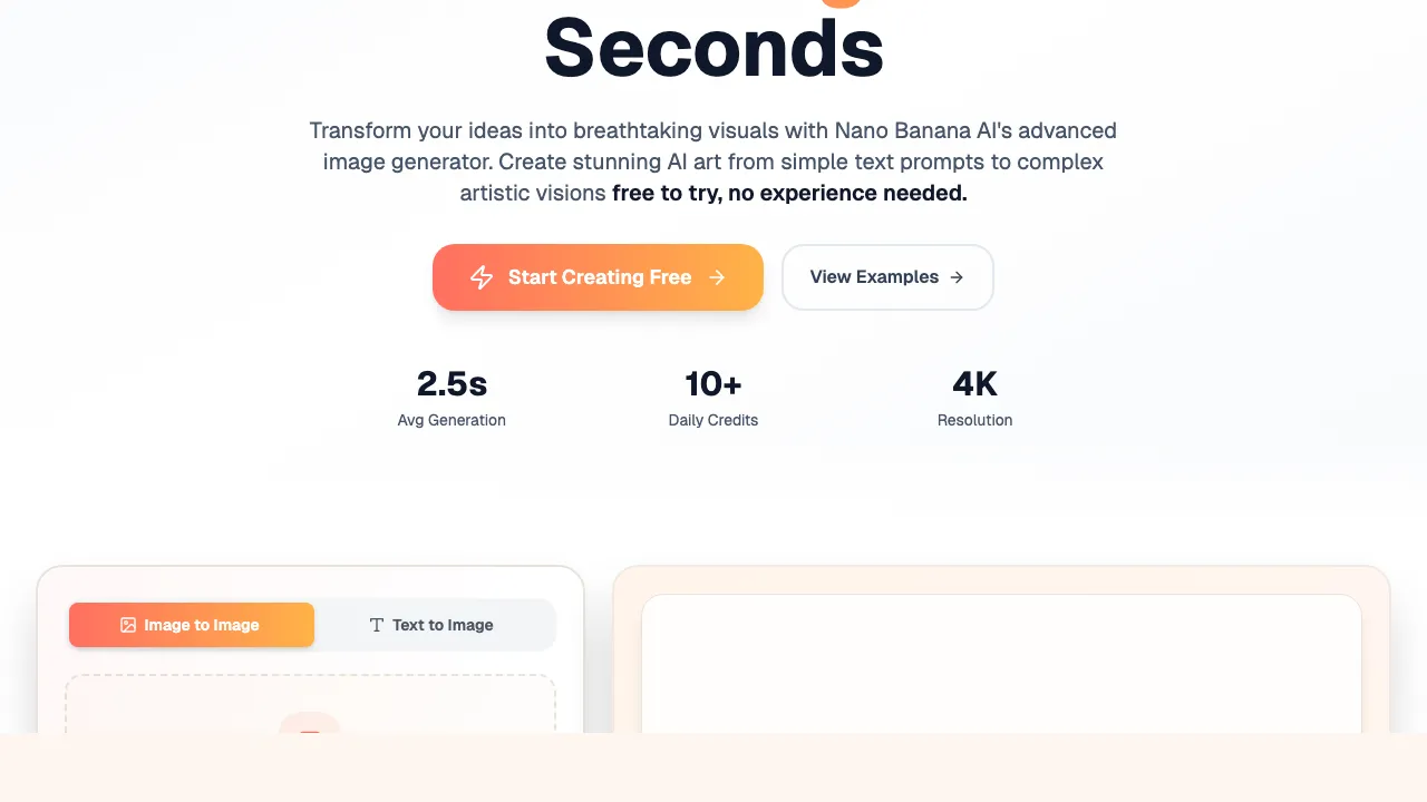 Nano Banana AI screenshot