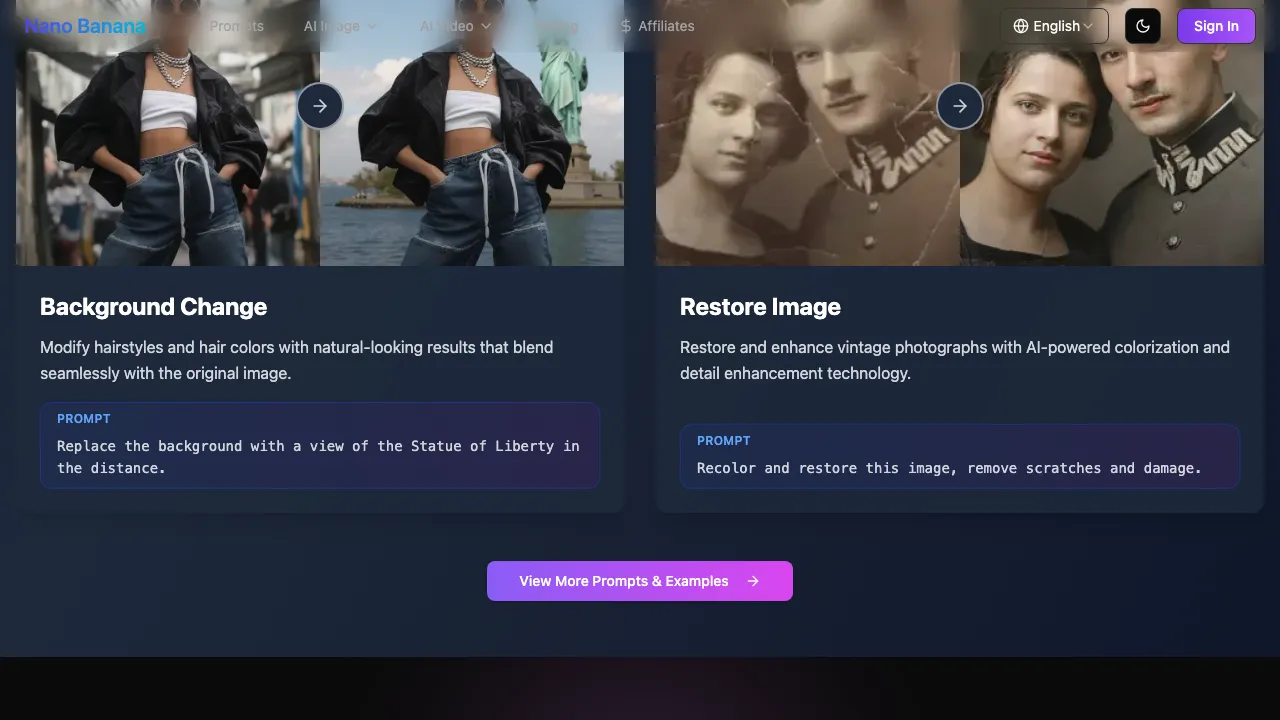 Nano Banana screenshot