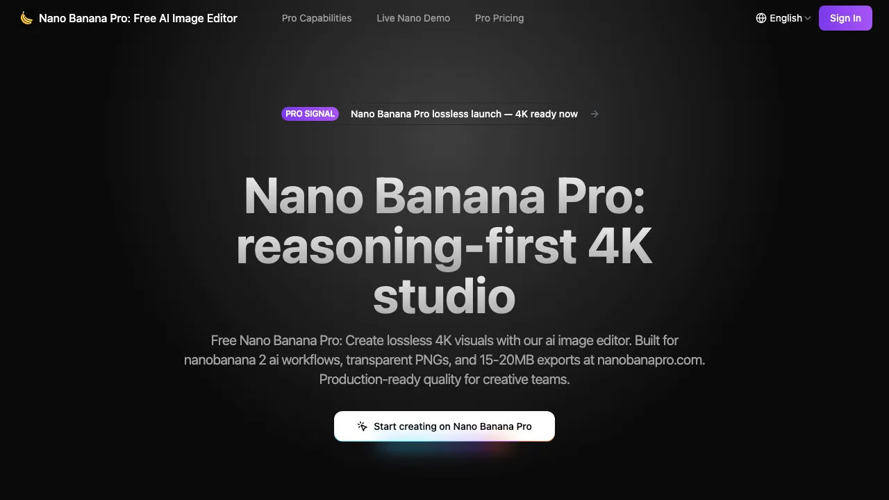 Nano Banana Pro screenshot