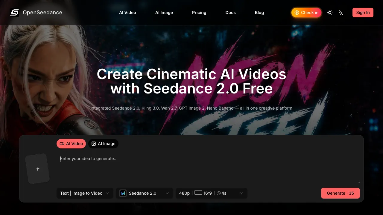 OpenSeedance screenshot